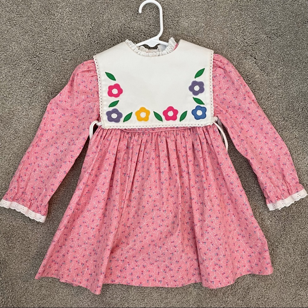 Vintage 80’s prairie dress with removable smock